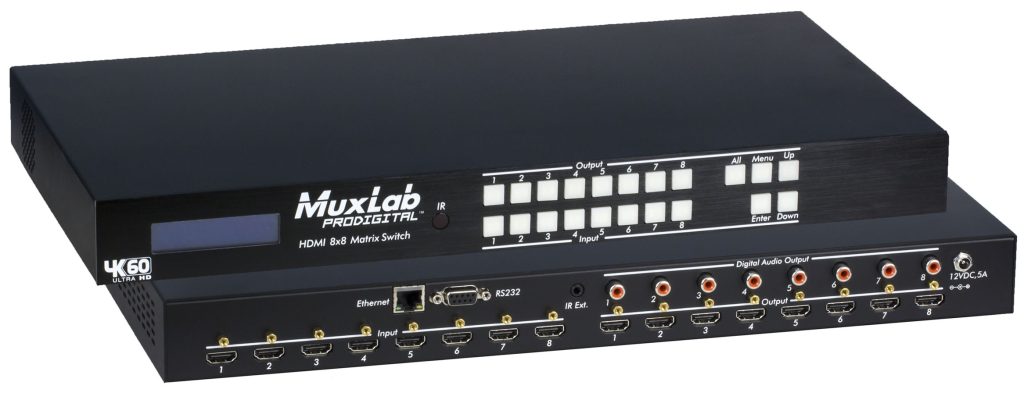 HDMI 8x8 Matrix Switch, 4K/60