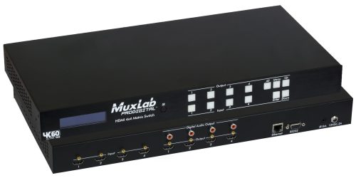 HDMI 4x4 Matrix Switch, 4K/60