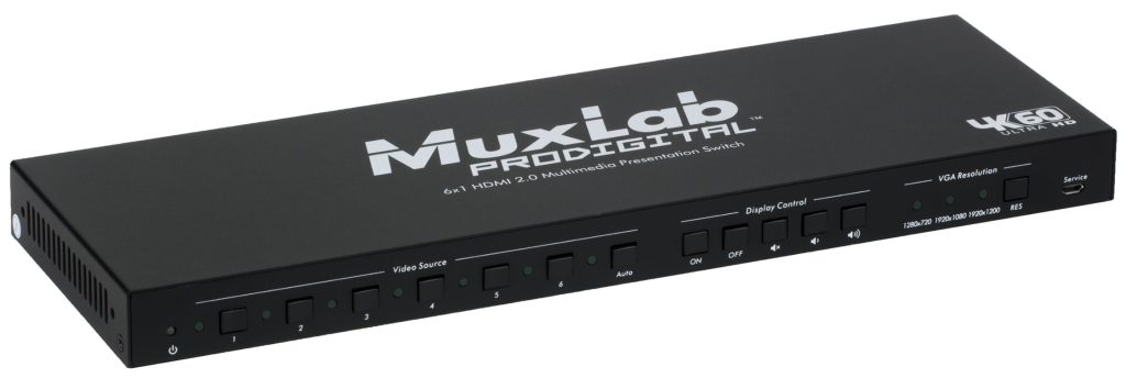 6x1 HDMI 2.0 Multimedia Presentation Switch
