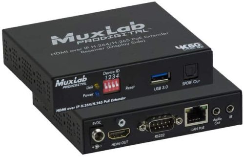 HDMI over IP H.264/H.265 PoE Receiver, 4K60