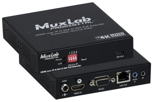 HDMI over IP H.264/H.265 PoE Transmitter, 4K/30