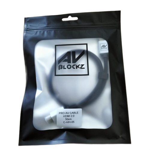 Cable HDMI 2.0 AV-BLOCKZ 0.5 metros