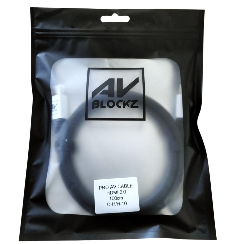Cable HDMI 2.0 AV-BLOCKZ 1.0 metro