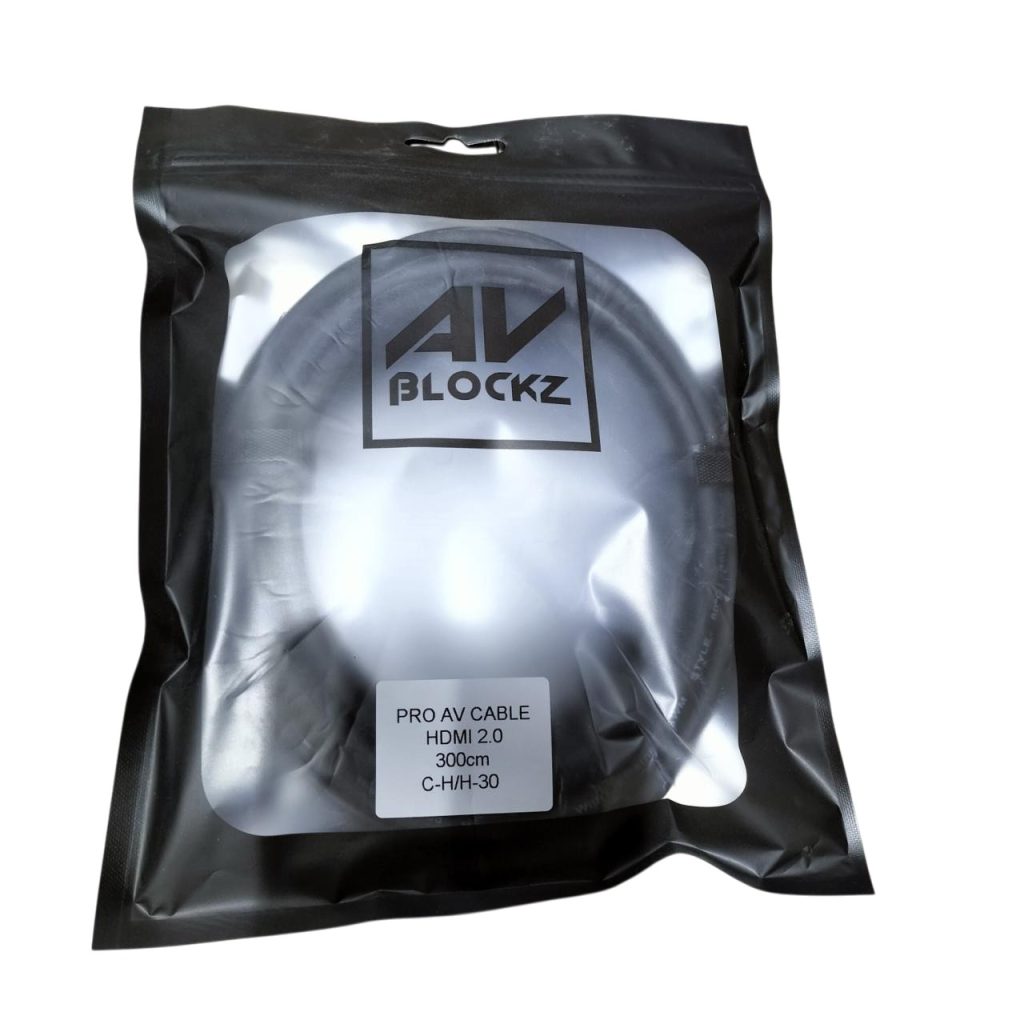 Cable HDMI 2.0 AV-BLOCKZ 3.0 metros