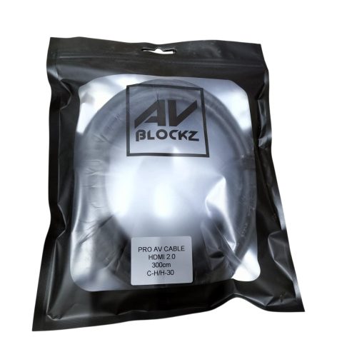 Cable HDMI 2.0 AV-BLOCKZ 3.0 metros