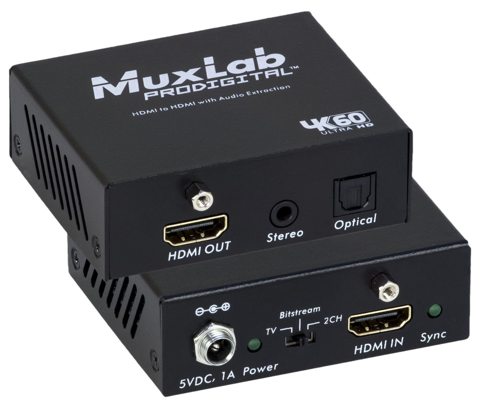 HDMI to HDMI with Audio Extraction, 4K/60