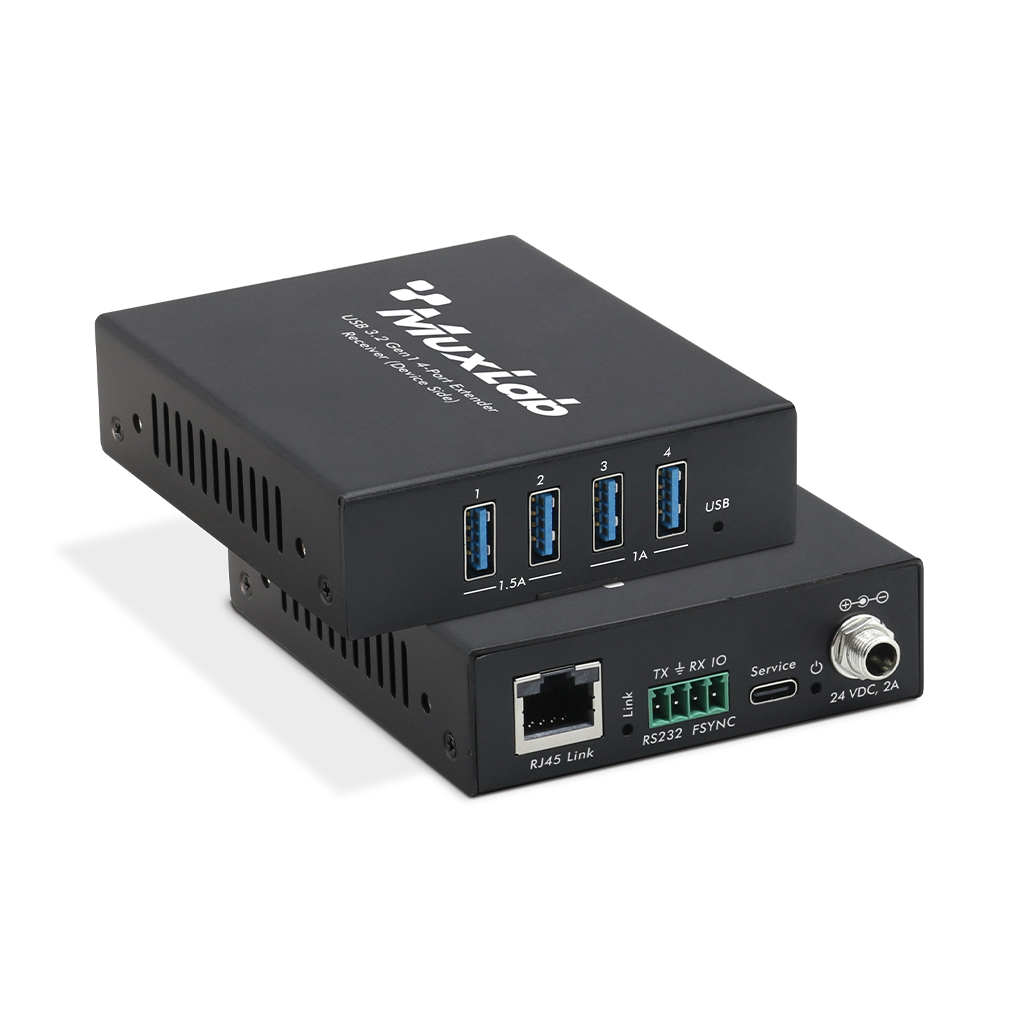 USB 3.2 Gen1 4-Port Extender Kit, 100m
