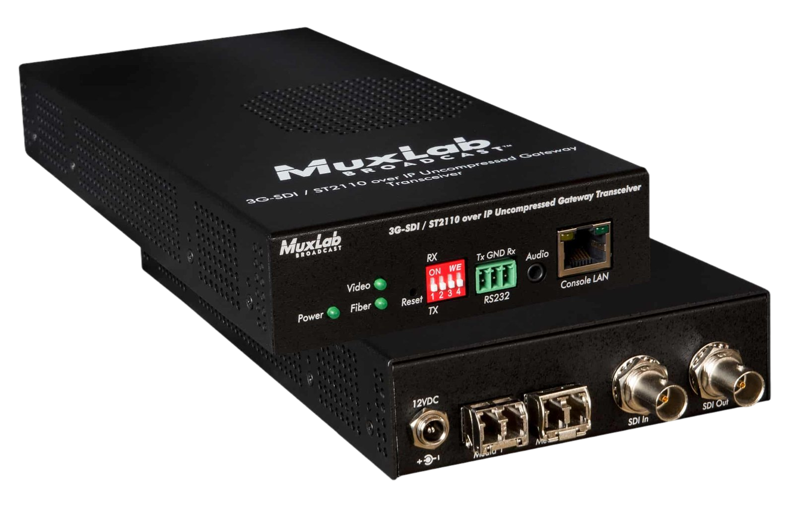3G-SDI/ST2110 over IP Gateway Transceiver, MM